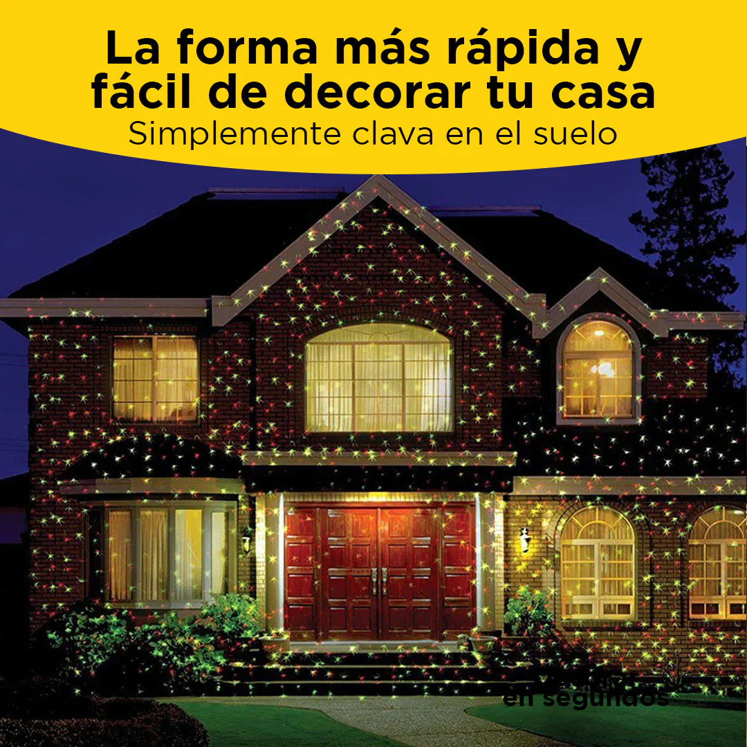 (LIQUIDACIÓN SOLO HOY) Proyector De Luces Navideñas LED - Automático 🎁